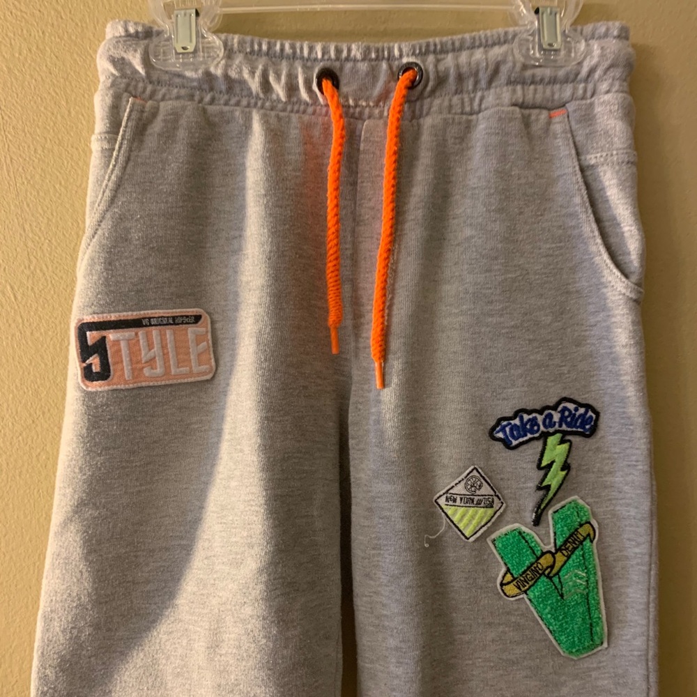 Grey kids boys shorts